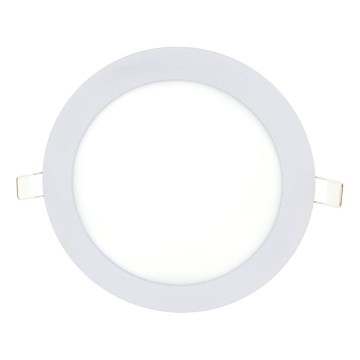 LED indbygningslampe CIRCLE LED/15W/230V 6500K diameter 18,8 cm hvid