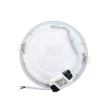 LED indbygningslampe CIRCLE LED/15W/230V 6500K diameter 18,8 cm hvid