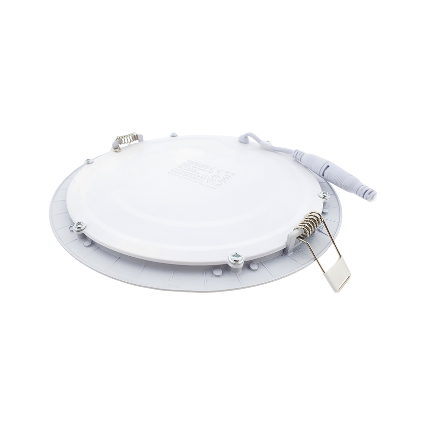 LED indbygningslampe CIRCLE LED/15W/230V 6500K diameter 18,8 cm hvid