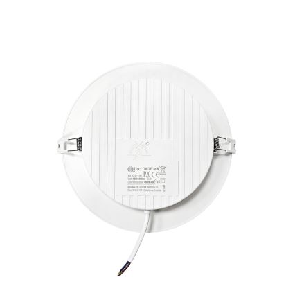 LED indbygningslampe CIRCLE LED/18W/230V 4000K diameter 22 cm hvid