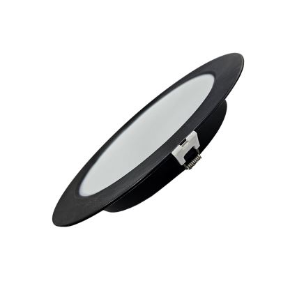 LED indbygningslampe CIRCLE LED/18W/230V 4000K diameter 22 cm sort