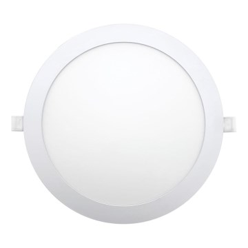 LED indbygningslampe CIRCLE LED/24W/230V 6500K diameter 30 cm hvid