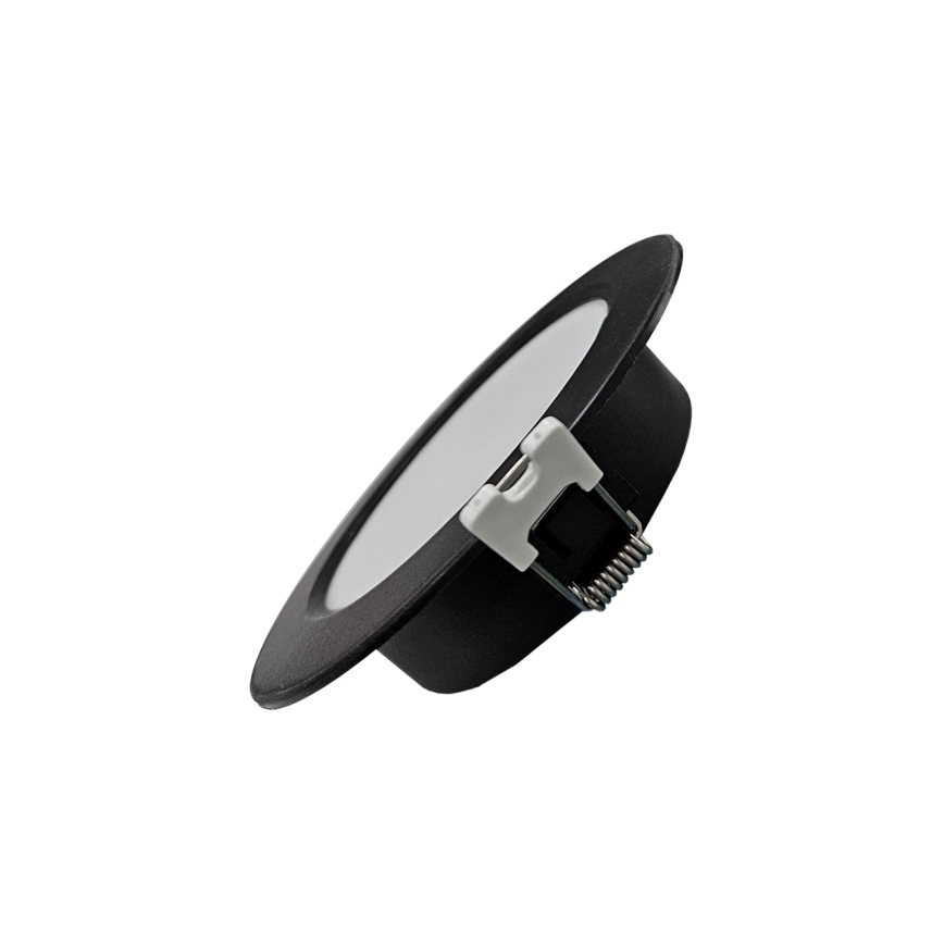 LED indbygningslampe CIRCLE LED/3W/230V 4000K diameter 9 cm sort