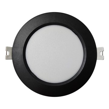 LED indbygningslampe CIRCLE LED/6W/230V 4000K diameter 12 cm sort