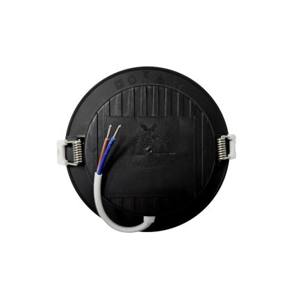 LED indbygningslampe CIRCLE LED/6W/230V 4000K diameter 12 cm sort