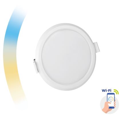 LED indbygningslampe dæmpbar ALGINE LED/6W/230V Wi-Fi Tuya rund