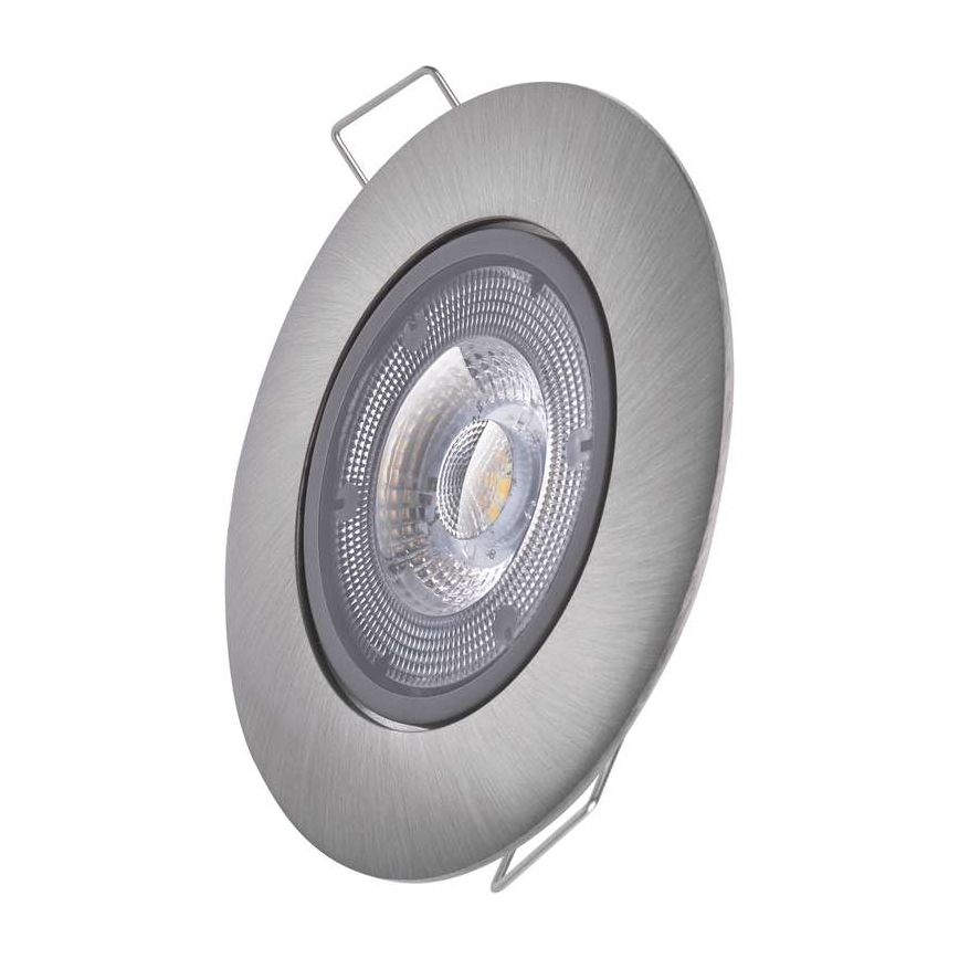 LED indbygningslampe EXCLUSIVE 1xLED/5W/230V 3000K sølvfarvet