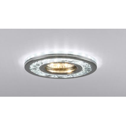 LED indbygningslampe EYE 1xGU10/50W + LED/3W/230V