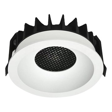LED indbygningslampe LED/12W/230V 3000/4000/6400K ø 8,6 cm hvid