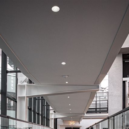 LED indbygningslampe LED/12W/230V 3000/4000/6400K ø 8,6 cm hvid