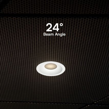 LED indbygningslampe LED/12W/230V 3000/4000/6400K ø 8,6 cm hvid