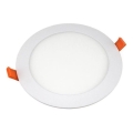 LED indbygningslampe LED/12W/230V