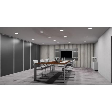 LED indbygningslampe LED/12W/230V