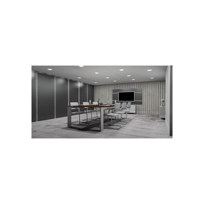 LED indbygningslampe LED/12W/230V