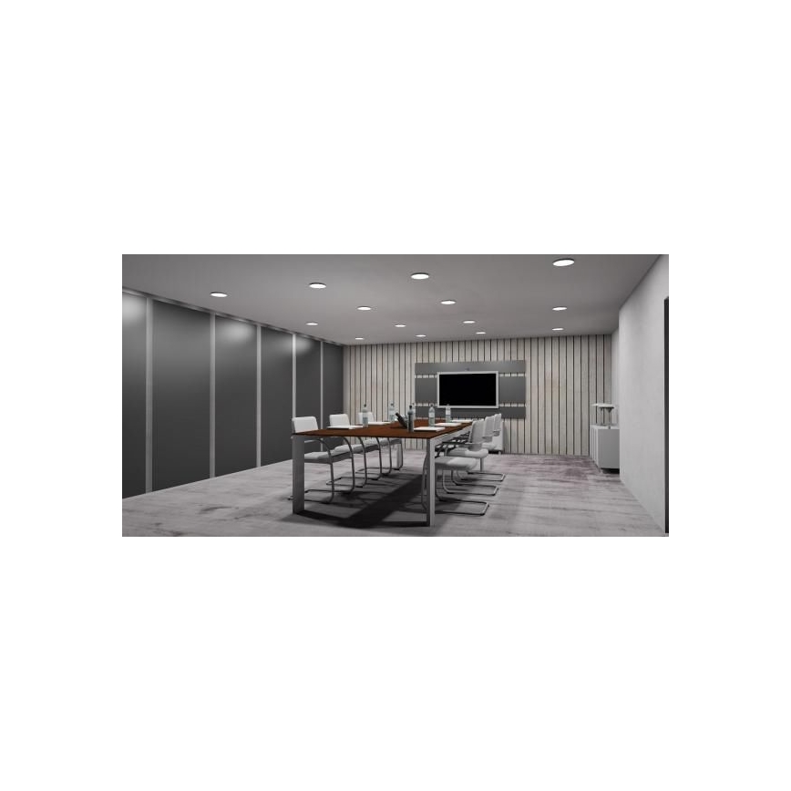 LED indbygningslampe LED/12W/230V IP40