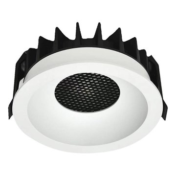 LED indbygningslampe LED/18W/230V 3000/4000/6400K diameter 10,6 cm hvid