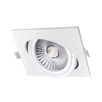 LED indbygningslampe LED/18W/230V 3000K 11,5x11,5 cm hvid