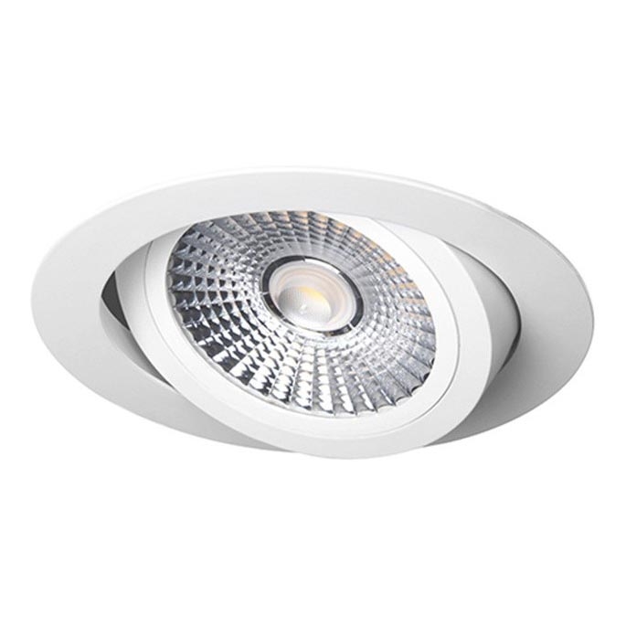 LED indbygningslampe LED/18W/230V 3000K diameter 11,5 cm hvid