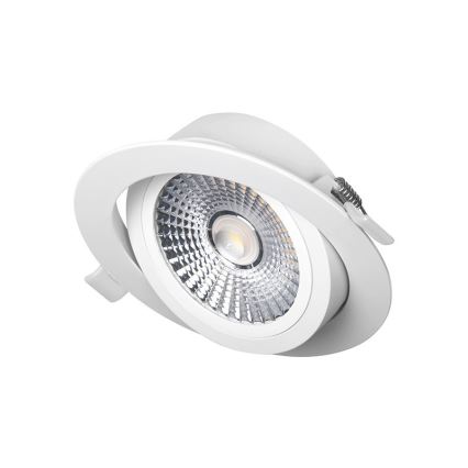 LED indbygningslampe LED/18W/230V 3000K diameter 11,5 cm hvid