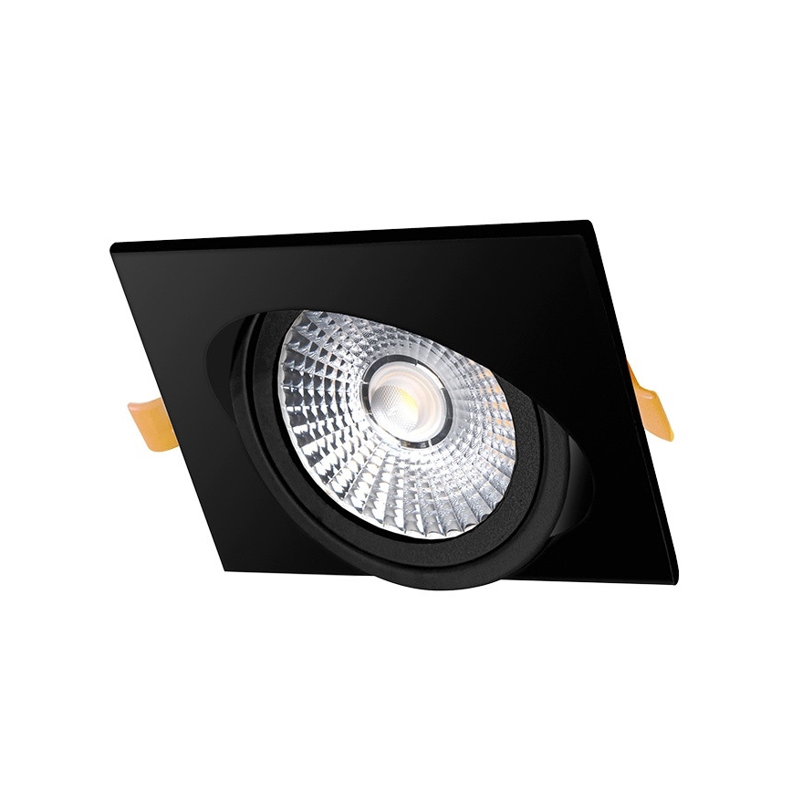LED indbygningslampe LED/18W/230V 4000K 11,5x11,5 cm sort