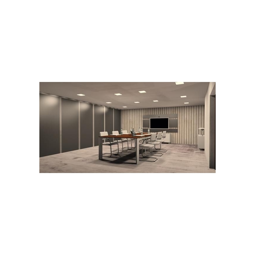 LED indbygningslampe LED/18W/230V