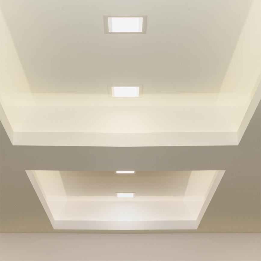 LED indbygningslampe LED/24W/230V 29,5x29,5 cm 3000K hvid
