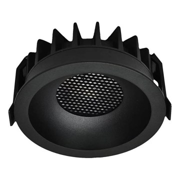 LED indbygningslampe LED/24W/230V 3000/4000/6400K ø 13,5 cm sort
