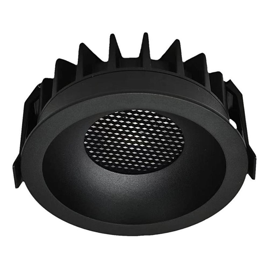 LED indbygningslampe LED/24W/230V 3000/4000/6400K ø 13,5 cm sort