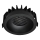LED indbygningslampe LED/24W/230V 3000/4000/6400K ø 13,5 cm sort