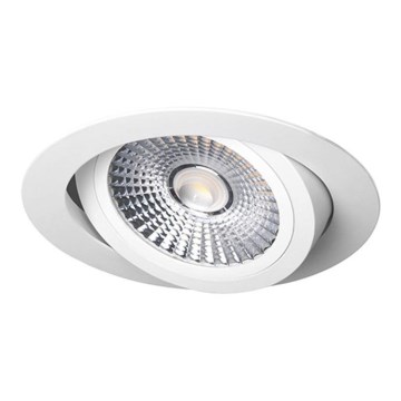 LED indbygningslampe LED/6W/230V 3000K diameter 8,5 cm hvid