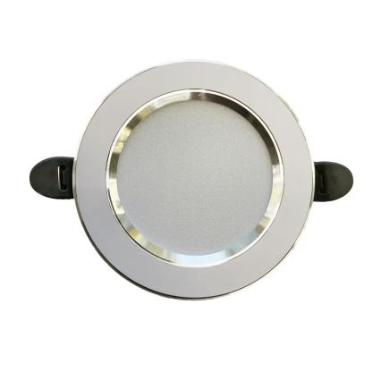 LED indbygningslampe LED/7,5W/230V 4000K hvid/sølvfarvet