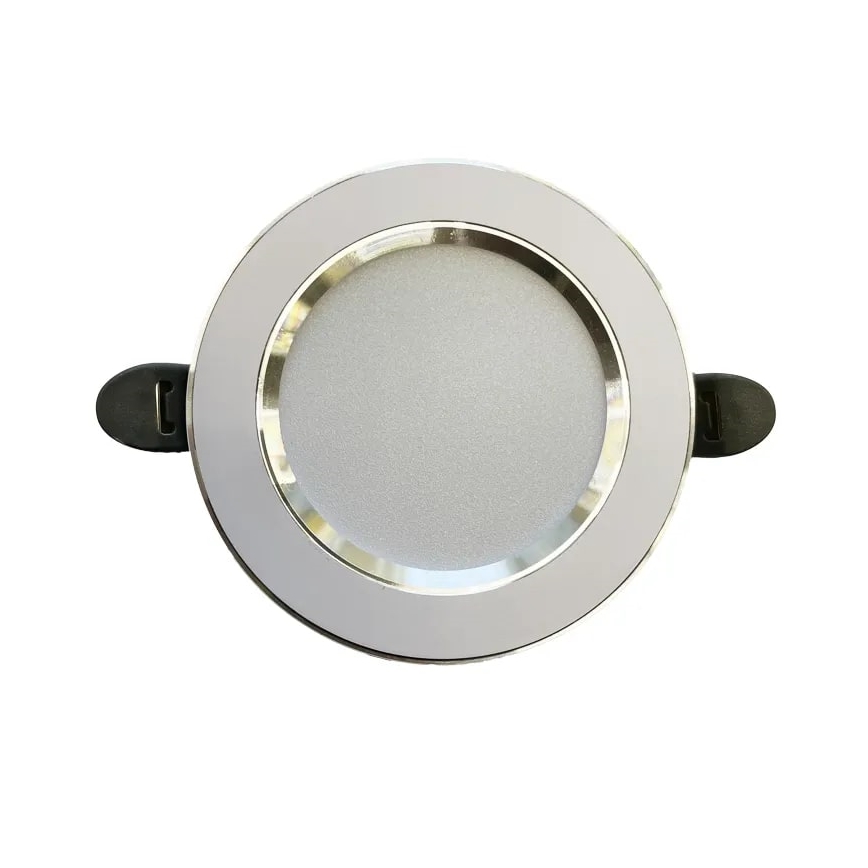 LED indbygningslampe LED/7,5W/230V 4000K hvid/sølvfarvet