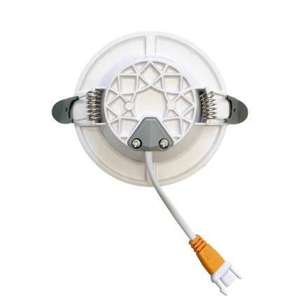 LED indbygningslampe LED/7,5W/230V 4000K hvid/sølvfarvet