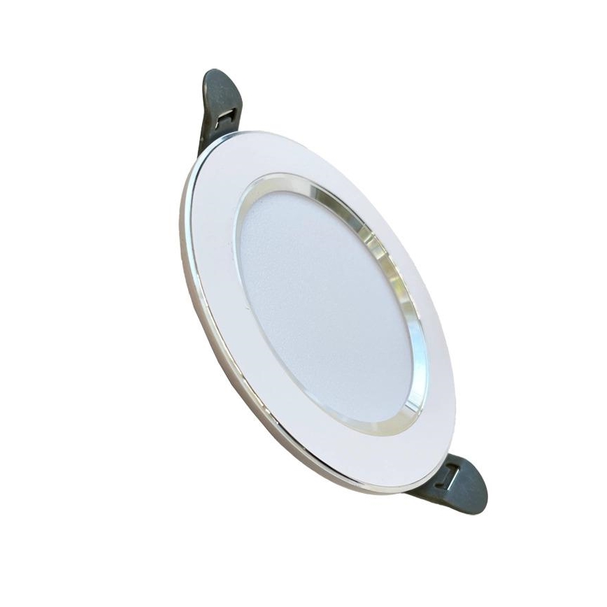 LED indbygningslampe LED/7,5W/230V 4000K hvid/sølvfarvet