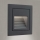 LED Indbygningslampe LORO LED/2W/230V IP65 antracit