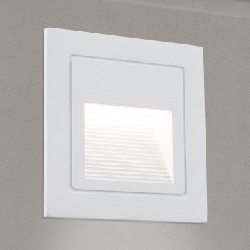 LED Indbygningslampe LORO LED/2W/230V IP65 hvid