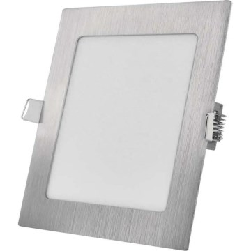 LED indbygningslampe NEXXO LED/12,5W/230V 3000/3500/4000K sølv 17x17 cm