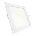 LED indbygningslampe QTEC LED/15W/230V 2700K 16,8x16,8 cm