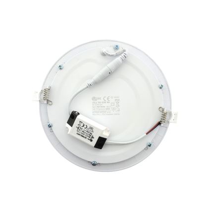 LED indbygningslampe QTEC LED/15W/230V 4200K diameter 18,8 cm