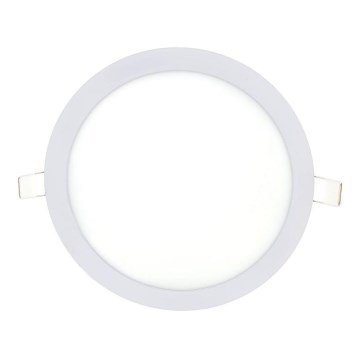 LED indbygningslampe QTEC LED/24W/230V 2700K diameter 29,6 cm