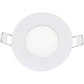 LED indbygningslampe QTEC LED/3W/230V 4200K diameter 8,3 cm