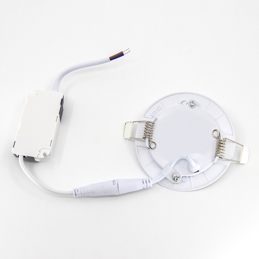 LED indbygningslampe QTEC LED/3W/230V 6500K diameter 8,3 cm