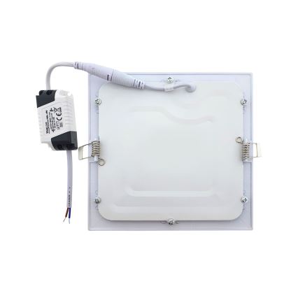 LED indbygningslampe QTEC LED/9W/230V 2700K 14,6x14,6 cm