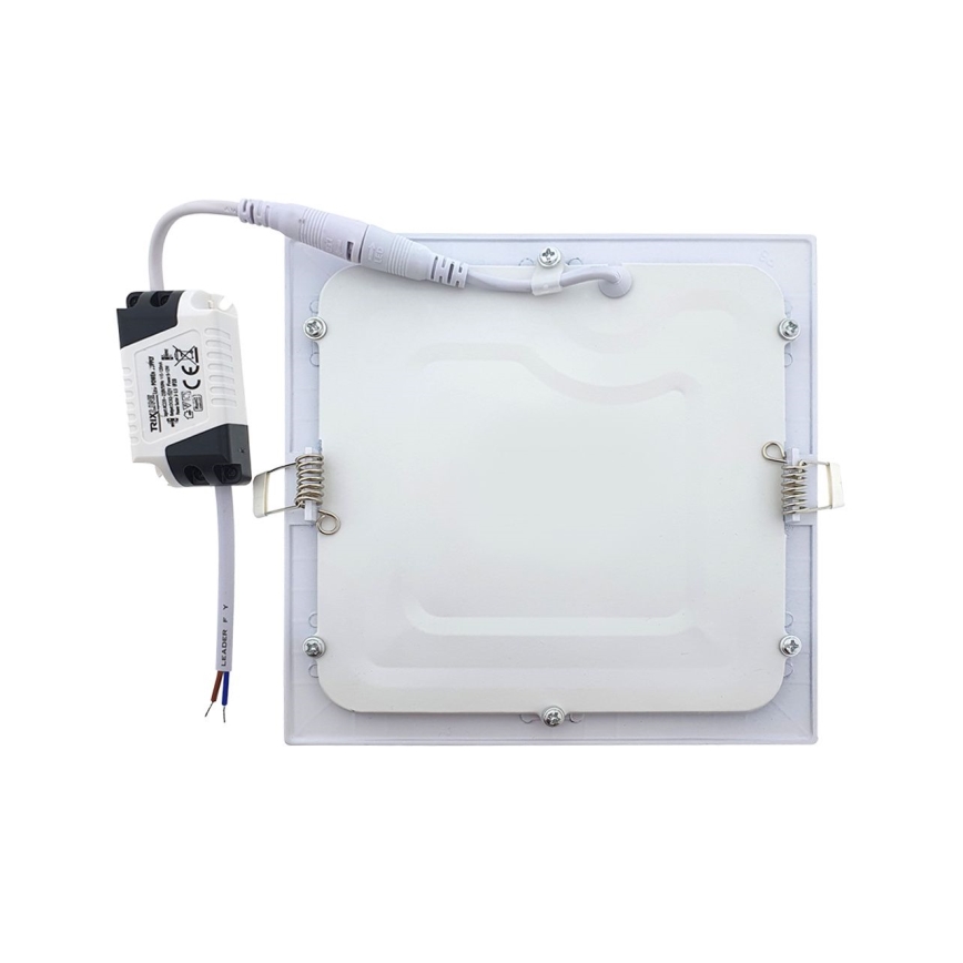 LED indbygningslampe QTEC LED/9W/230V 2700K 14,6x14,6 cm