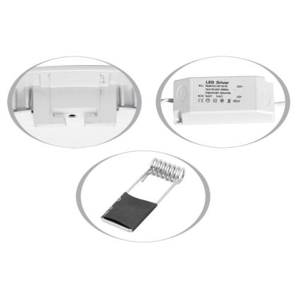 LED indbygningslampe RAFA LED/12W/230V 2700K IP44