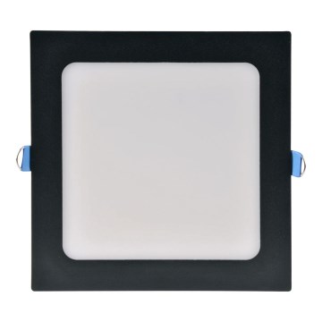 LED indbygningslampe RIGEL LED/10W/230V 4000K 16,8x16,8 cm sort