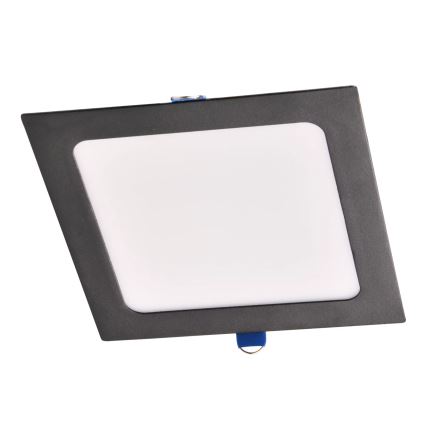 LED indbygningslampe RIGEL LED/10W/230V 4000K 16,8x16,8 cm sort