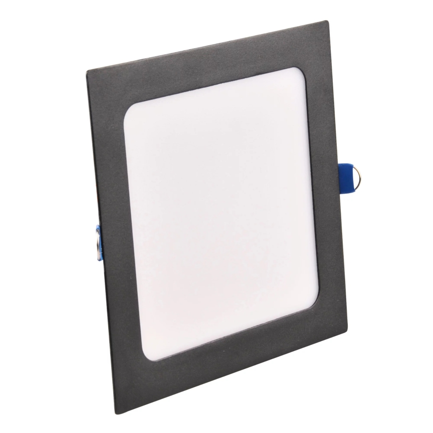LED indbygningslampe RIGEL LED/10W/230V 4000K 16,8x16,8 cm sort