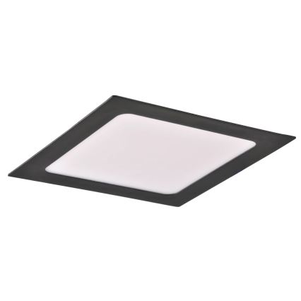 LED indbygningslampe RIGEL LED/10W/230V 4000K 16,8x16,8 cm sort