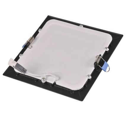 LED indbygningslampe RIGEL LED/10W/230V 4000K 16,8x16,8 cm sort